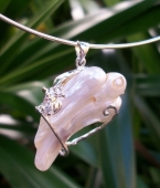 Pearl and CZ Drop Choker